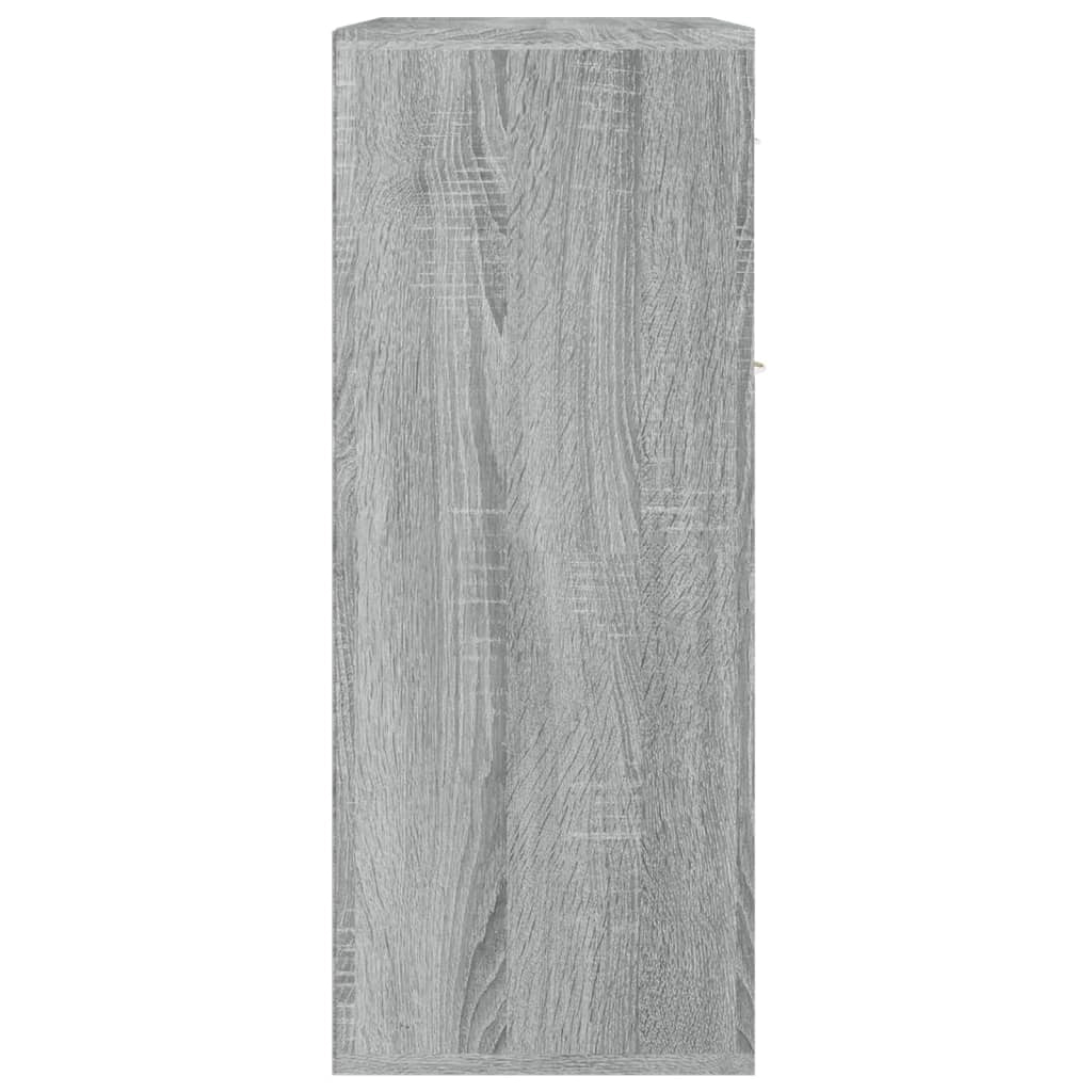 Buffet credenza cassettiera armadio mobile contenitore organizer cucina soggiorno salotto Sonoma 60 x 30 x 75 cm legno ingegnerizzato grigio 02_0036383