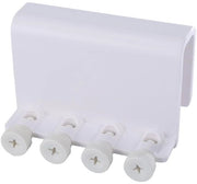 Sostegno per tubo in ABS di alta qualità - Supporto per acquario - Supporto per tubo - 4 Vie Flessibile - Montaggio alla parete - 9cm x 6cm