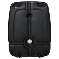 Base per Ombrellone 80x60x17 cm Riempibile fino a 75 kg con Base a T Inclusa Nero