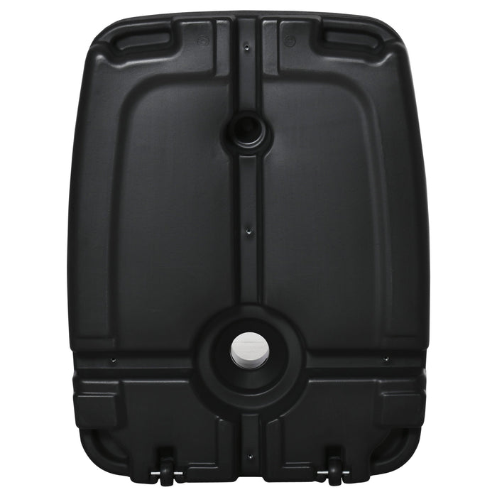 Base per Ombrellone 80x60x17 cm Riempibile fino a 75 kg con Base a T Inclusa Nero