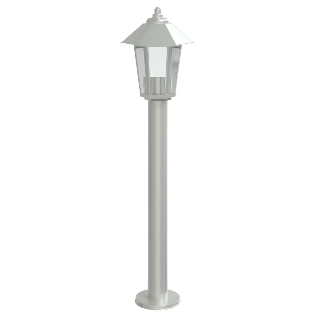 Lampada da Terra per Esterni Argento 80 cm in Acciaio Inox CFW4818570