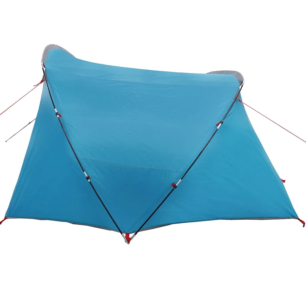 Tenda tunnel per 4 persone Blu e Grigio 318 x 275 x 140 cm 42004054