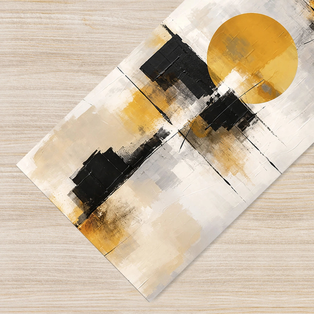 Tappeto da cucina antiscivolo, antimacchia passatoia multiuso 50x100 - Urban Giallo