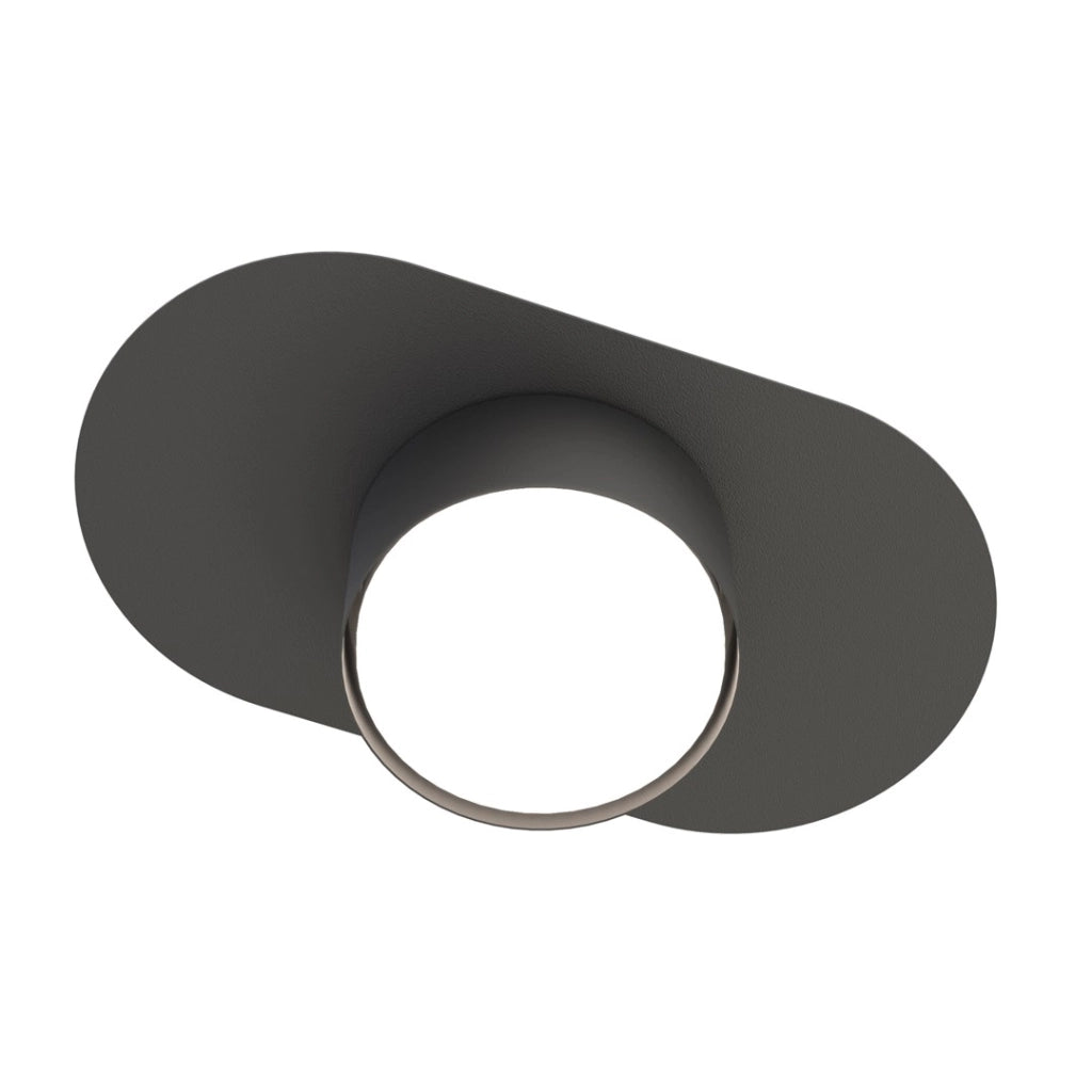 Spot soffitto STILO loft nero ovale 1xGX53 12W Emibig