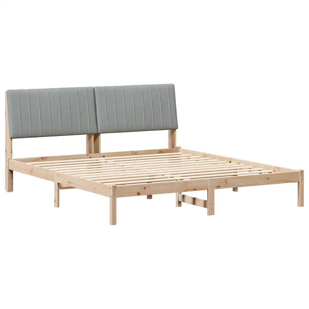Struttura del letto Marrone 180 x 200 cm Pino massello