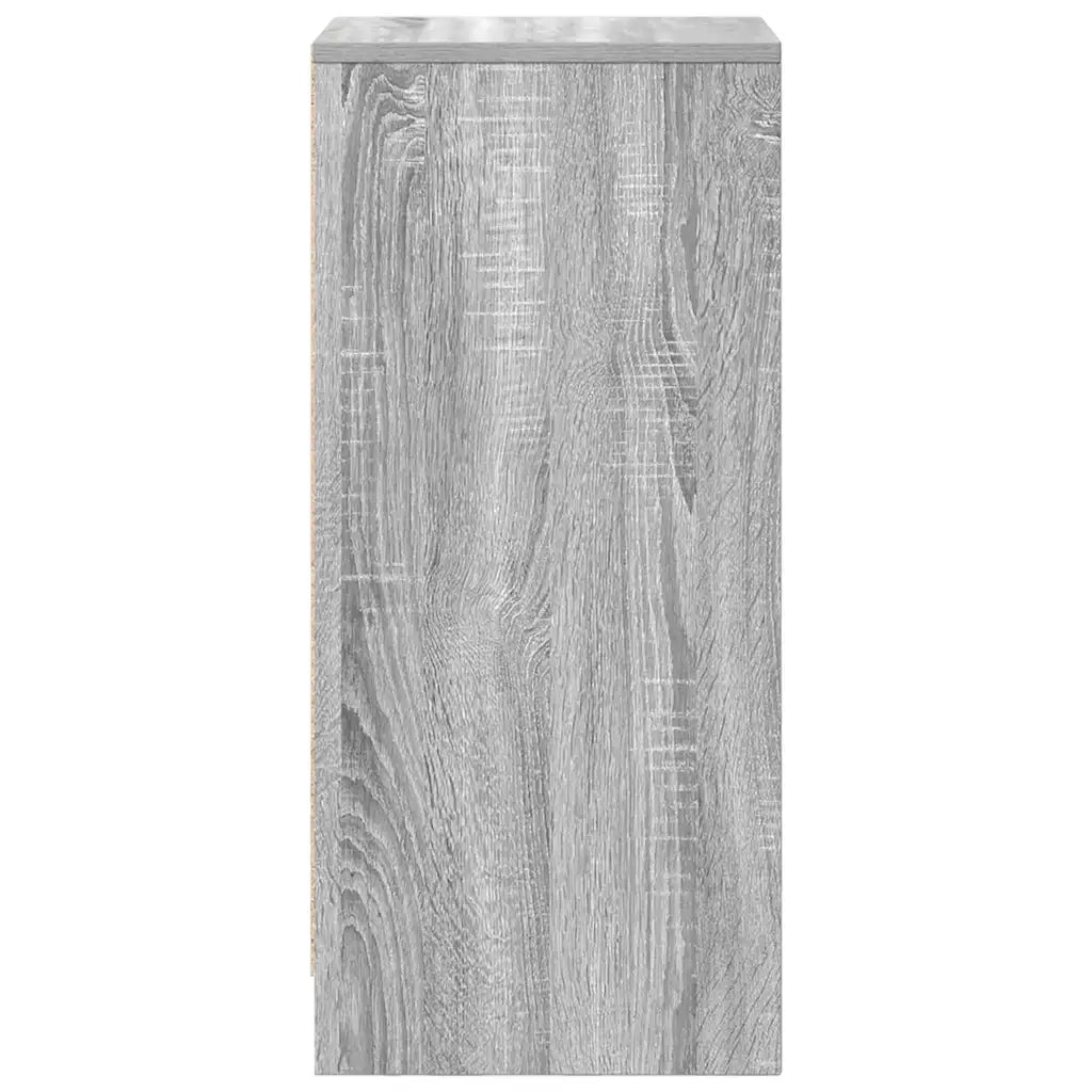 vidaXL Credenza Grigio Sonoma 29,5x34x76 cm in Legno Multistrato