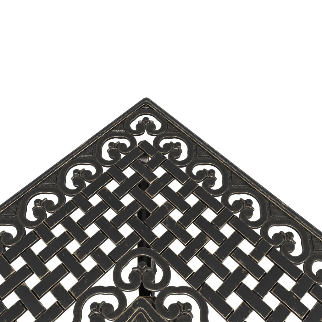 Set da BistrÃ² 3 pz Bronzo in Alluminio Pressofuso