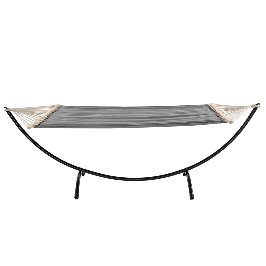 Amaca con struttura cotone poliestere metallo sinterizzato 220 cm grigio/nero 03_0002173
