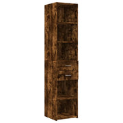 Buffet credenza cassettiera mobiletto mobile contenitore organizer cucina soggiorno salotto alto 40 x 42,5 x 185 cm legno ingegnerizzato marrone 02_0033358