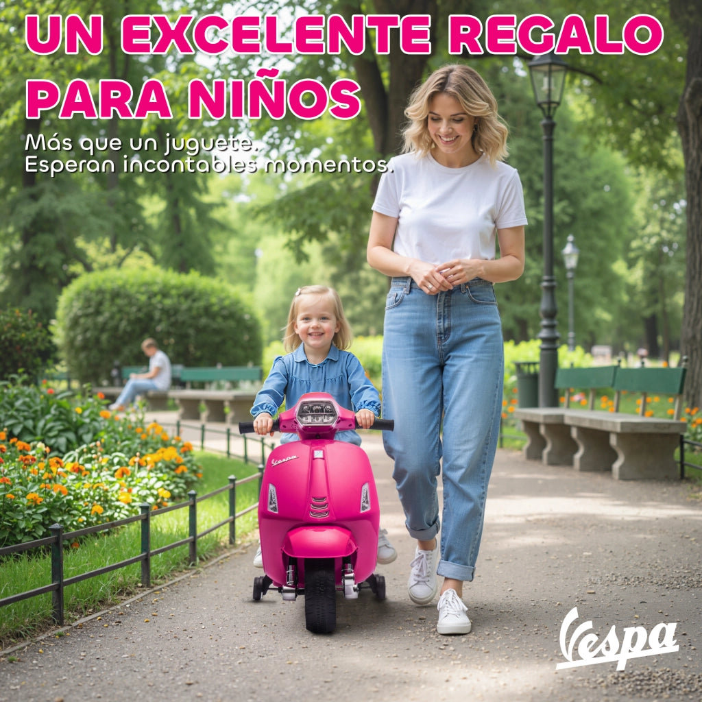 Moto Elettrica Bambini 2-4 Anni con Batteria 6V ¨C zephmum ¨C Rosa
