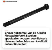 Fendina posteriore per bicicletta con vite a 142 x 12 mm - Lega leggera di alluminio - Chiusura rapida - Ultraleggero - Installazione facile - Progettazione professionale