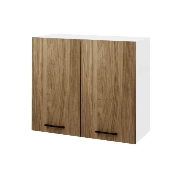 Pensile a muro per cucina Noce Naturale 2 ante Cm 80x32xH 72