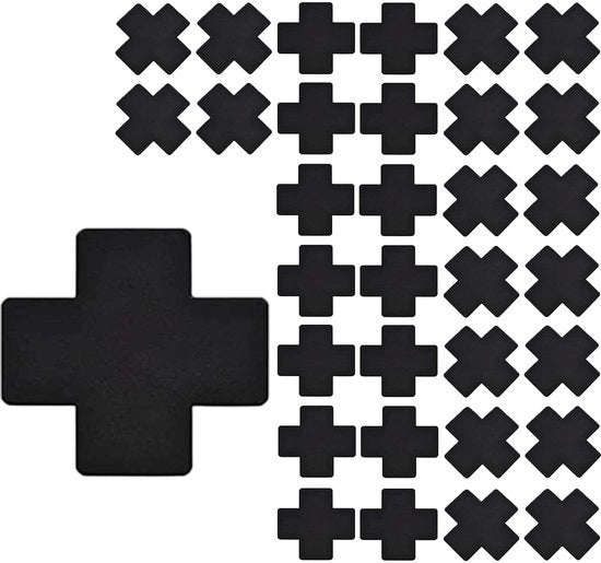 Coprisetta a forma di croce 16 pezzi - Impermeabili - Invisibili - Respiranti - Autoadesivi - Riciclabili - Kruisvormig - Coprisette per seno