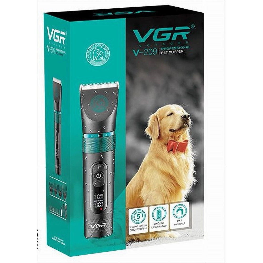 Tosatrice Professionale Animali Display Digitale Impermeabile Senza Fili V-209