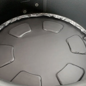 Piscina Idromassaggio Diva MSpa Mono Concept per 6 Persone Ø173x65 cm in DWF Marrone e Nero