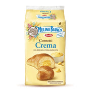 Mulino bianco cornetti alla crema pasticcera in confezione da 6 cornetti - 300 grammi totali