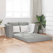 Divano letto-Sofa Letto-Daybed Grigio chiaro 148 x 71 x 83 cm Velluto