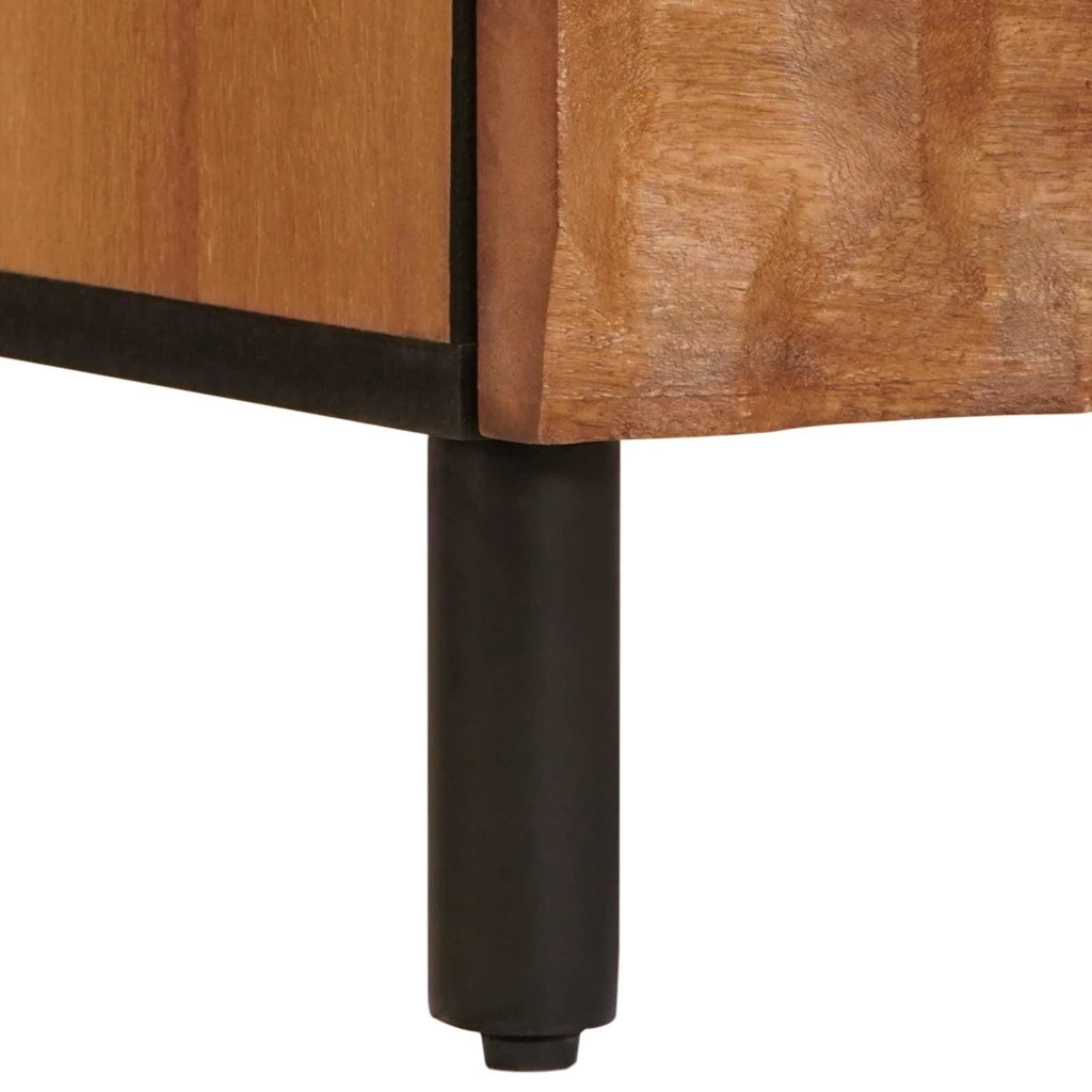 Credenza con porta Finitura Marrone Acacia 40 x 33 x 110 cm 4017929