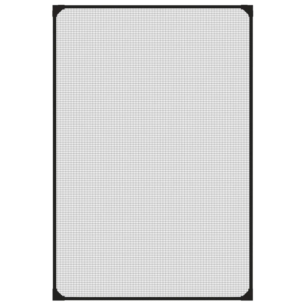 Zanzariera Magnetica per Finestre Antracite 80x120 cm