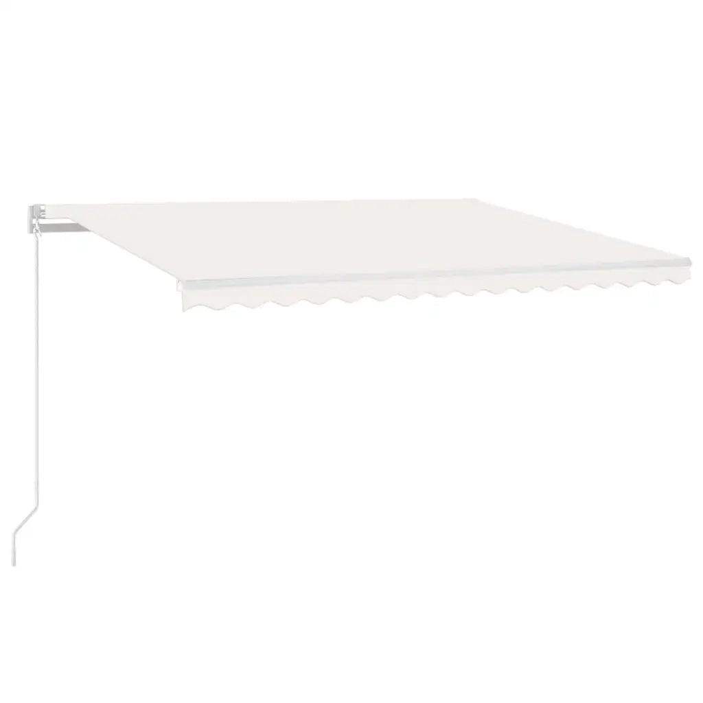 Tenda Automatica con Sensore Vento e LED 450x300 cm Crema 3068932