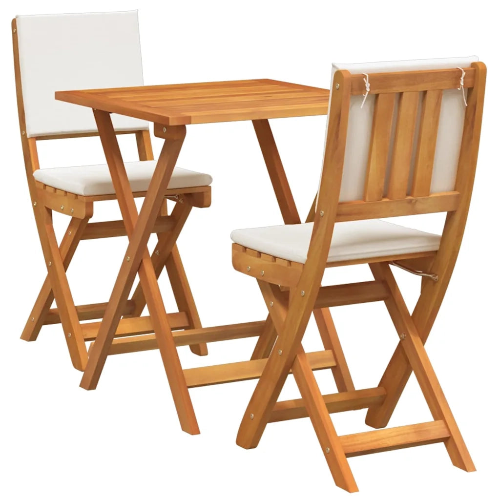 Set bistrot 3 pcs Olio Naturale Legno di Acacia Massello 4105510