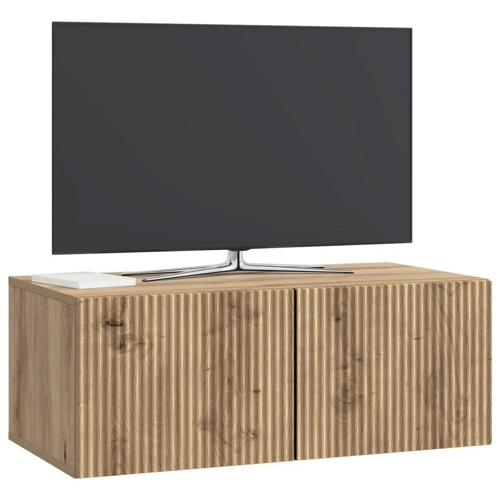Mobile Porta TV da Muro Rovere Artigianale 78,5 x 41 x 30 cm 898524