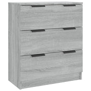 Buffet credenza cassettiera armadio mobile contenitore organizer cucina soggiorno salotto Sonoma 60 x 30 x 70 cm legno ingegnerizzato grigio 02_0036377