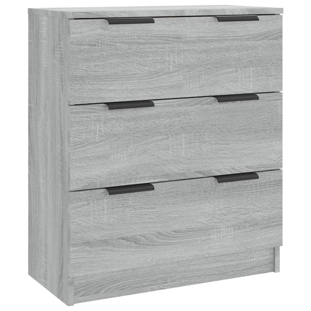 Buffet credenza cassettiera armadio mobile contenitore organizer cucina soggiorno salotto Sonoma 60 x 30 x 70 cm legno ingegnerizzato grigio 02_0036377