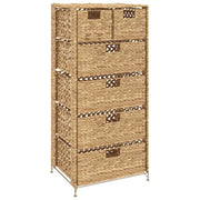 Armadietto Portaoggetti 6 Cesti 47x37x100 cm Giacinto d'Acqua