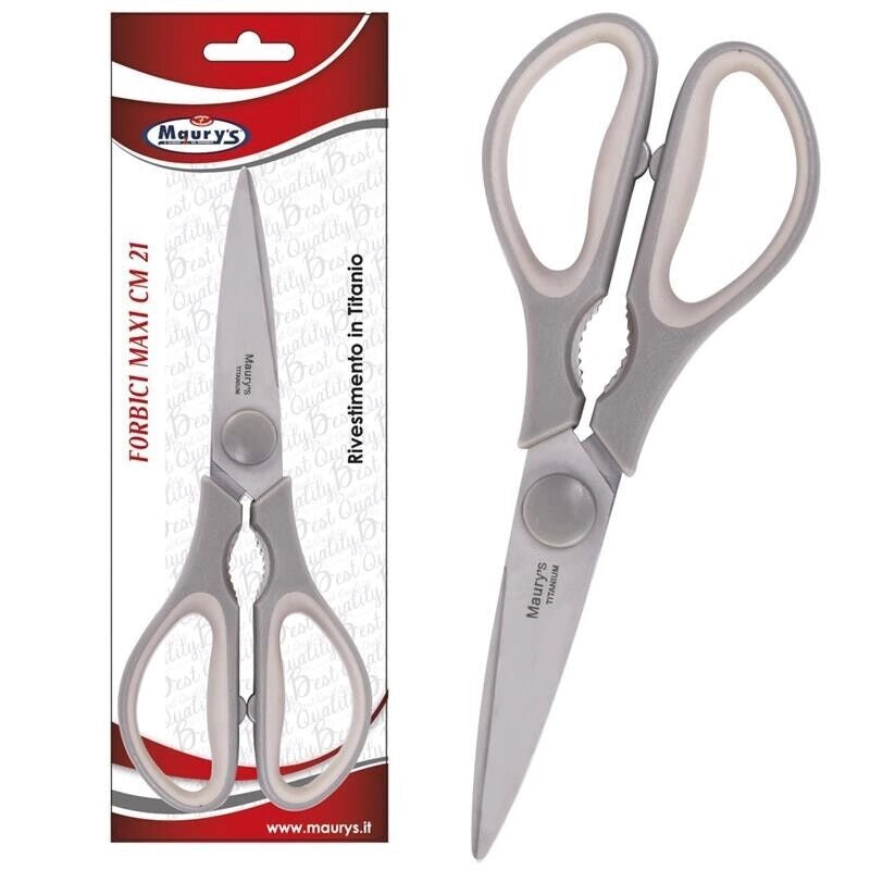 MAURY'S FORBICI MAXI DA CUCINA CON RIVESTIMENTO IN TITANIO 21 CM