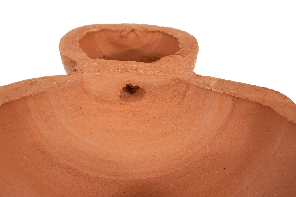 Biscottini Lanterna Lampada da parete da appendere in Terracotta 100% Made in Italy Lavorata a Mano