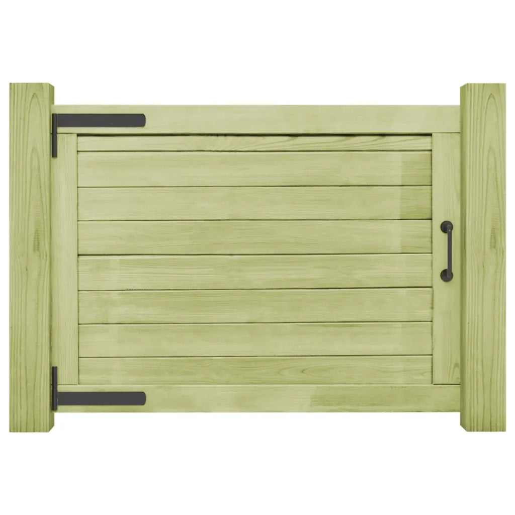 Cancello da Giardino in Legno di Pino Impregnato 75x100 cm 45332