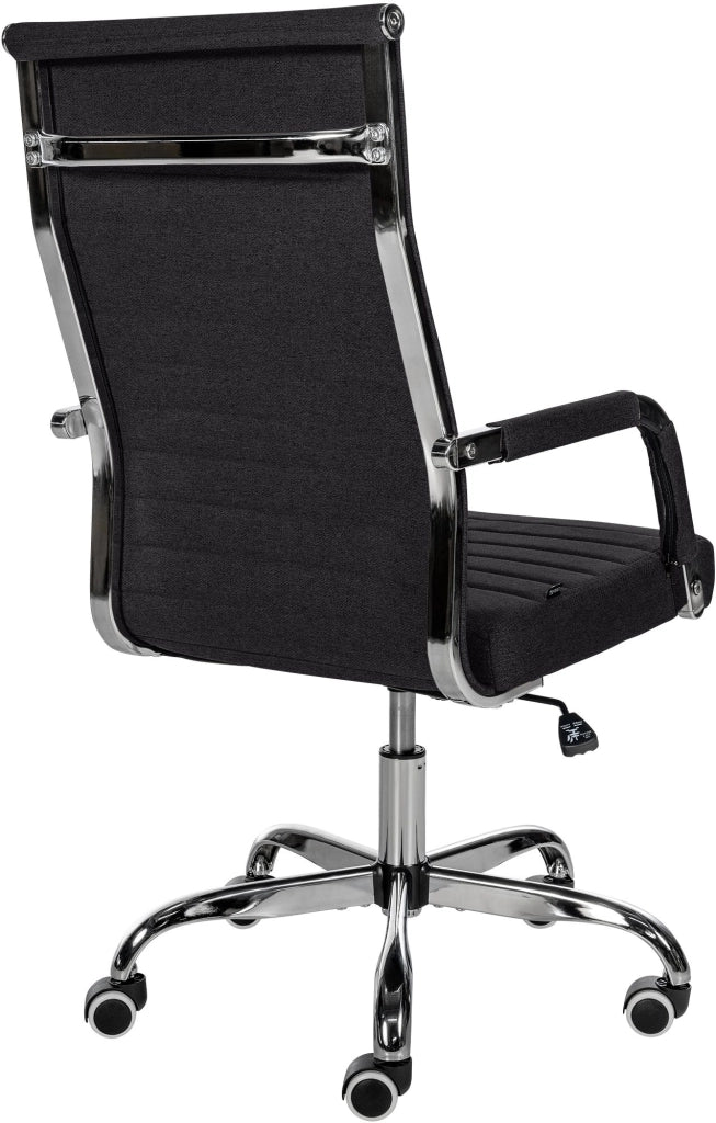 Sedia Da ufficio Amadora nero,Tessuto