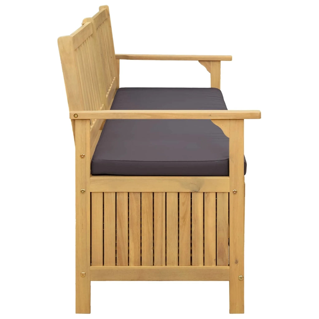 Panchina con contenitore con cuscino con porta 148 x 63 x 84 cm 42026795