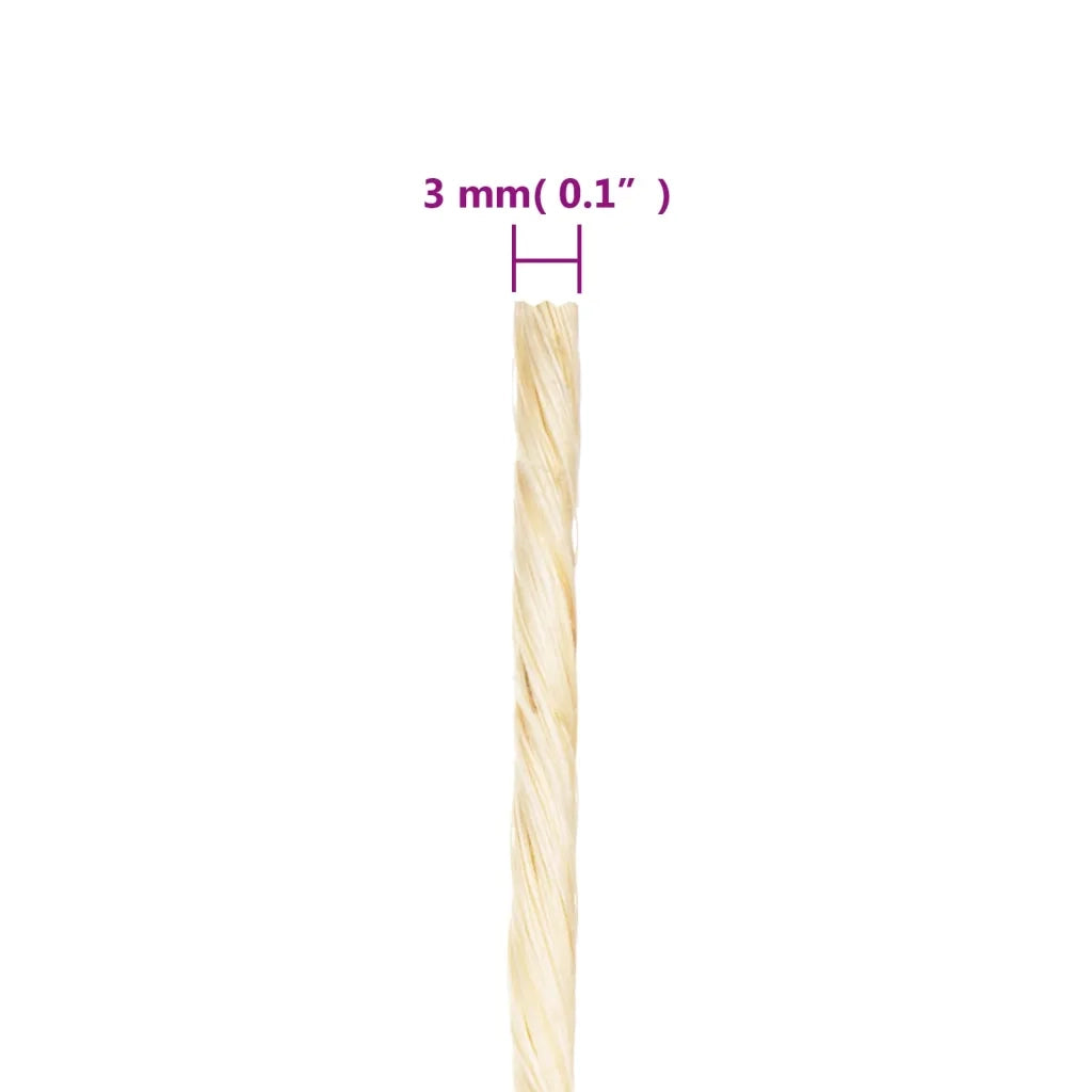 Corda in Sisal 100% 3 mm 200 m 155004