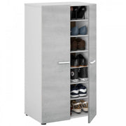 Mobile Scarpiera salvaspazio sei ripiani cm 55 x 36 x 104 h cemento