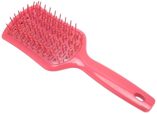 Spazzola a ventosa curva per capelli - Faccia il riscaldamento rapido - Utilizzo sicuro - Grigio - Spazzola per capelli che si stacca - Per capelli bagnati - Cura capelli