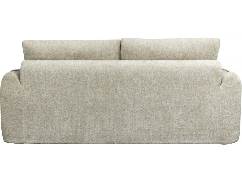 Divano dritto in tessuto texturizzato "Silvano" - 3 posti - Beige