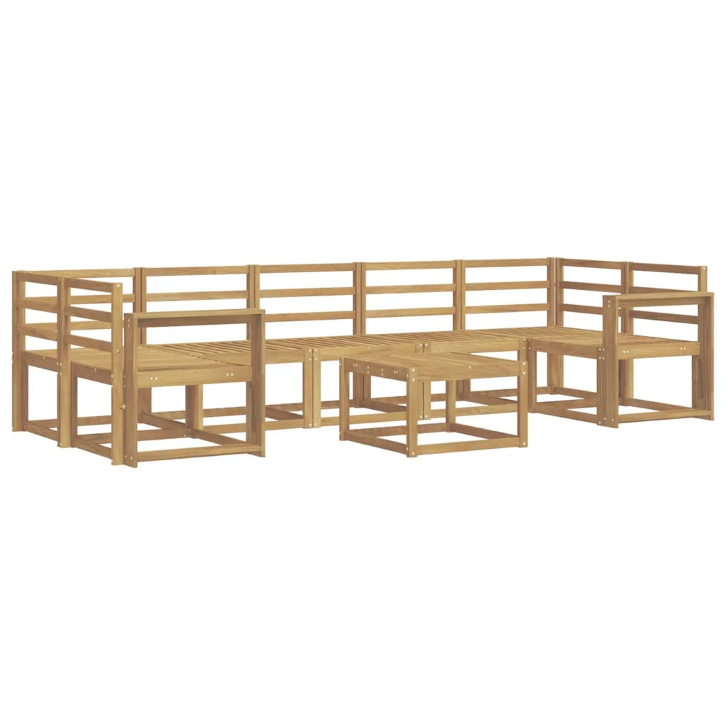 Set di divani da esterno 8 pcs Bianco 59 x 59 x 37 cm 3387388