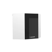 Vicco Mobile angolare da cucina Nero lucido 57 cm