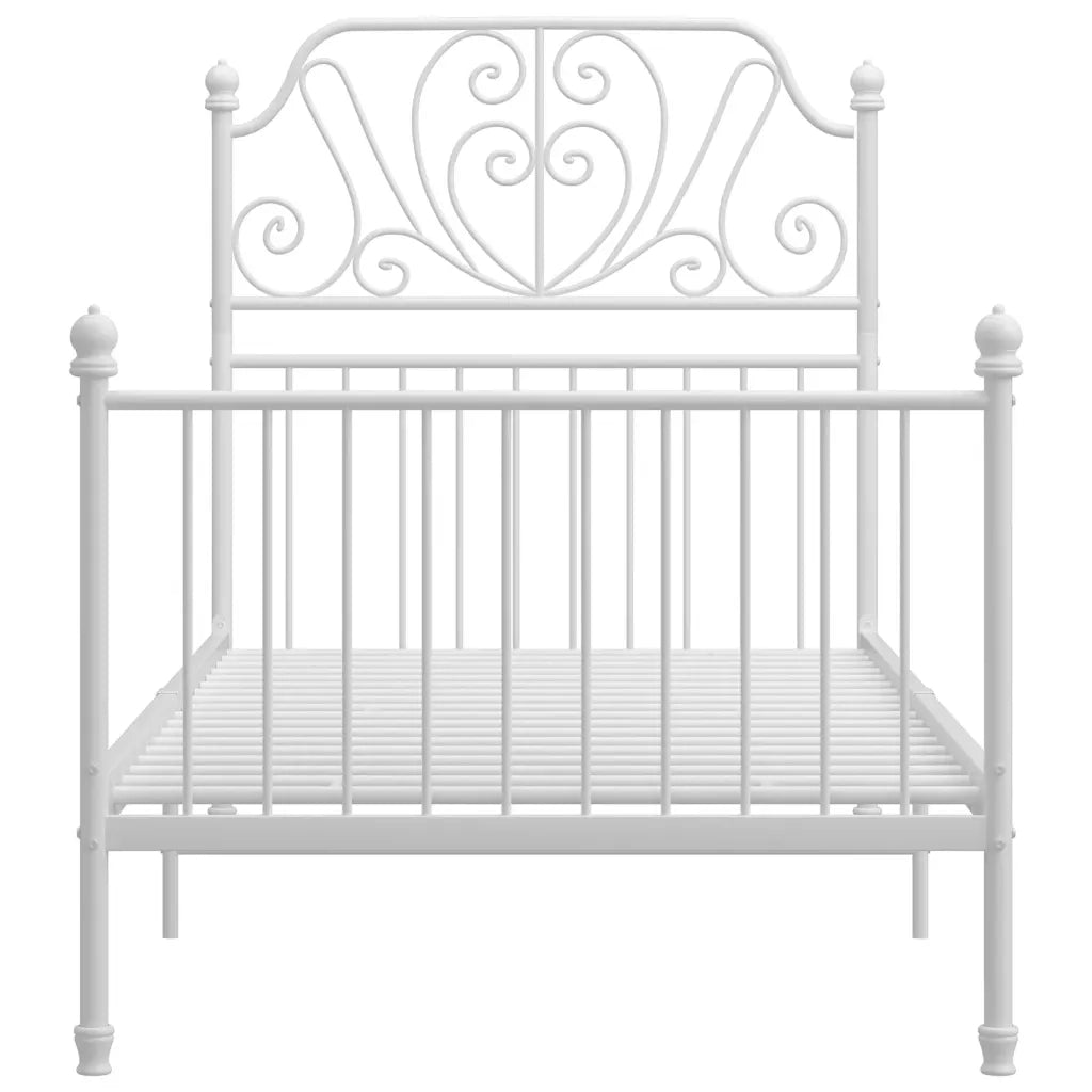 Giroletto Bianco in Metallo 90x200 cm 324842