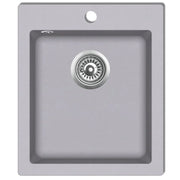 Lavello da cucina in granito 42,5 x 50 cm grigio 02_0002308