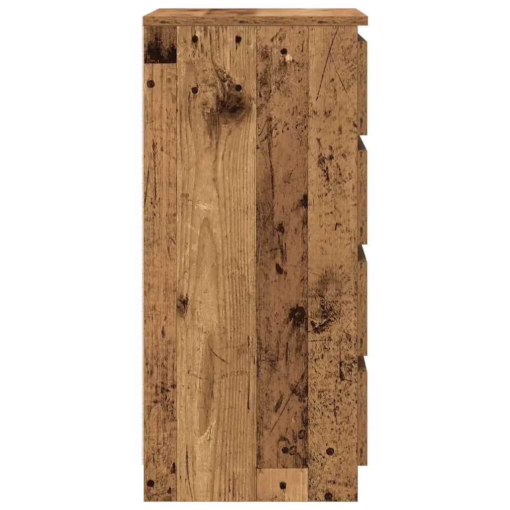 Credenza Legno Antico 37,5x35x76 cm in Legno Multistrato