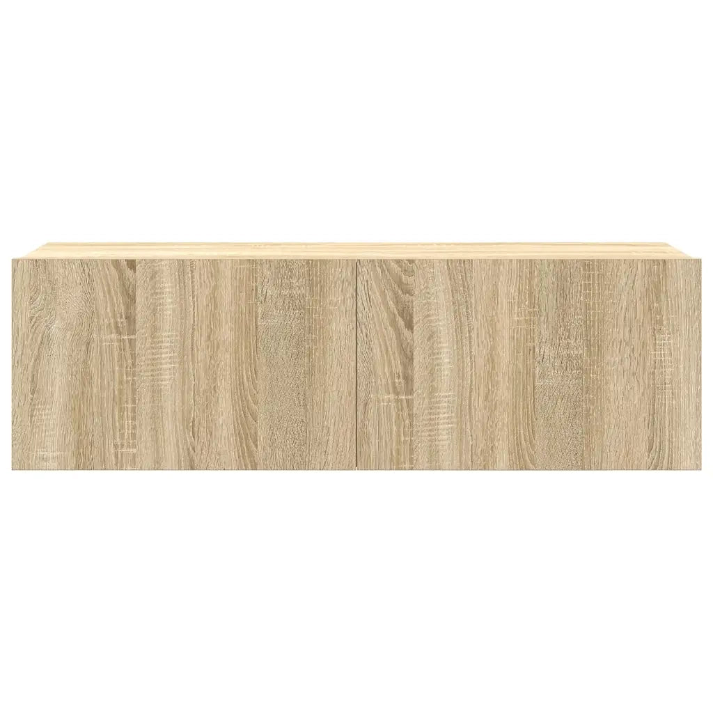 Set di Mobili Porta TV 7 pz Rovere Sonoma in Legno Multistrato cod mxl 11942