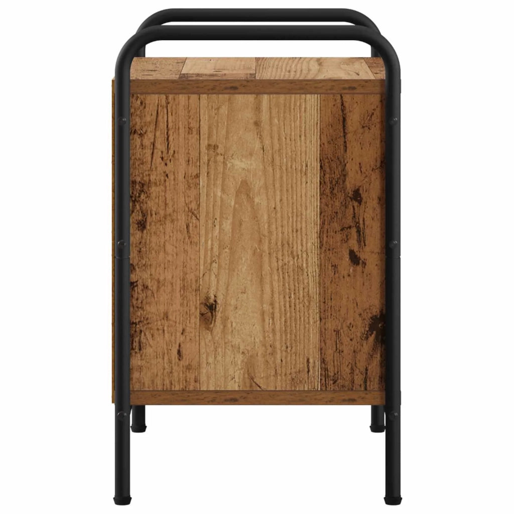 Armadio da Notte 2 pz Legno antico 40 x 30 x 50 cm 8013527