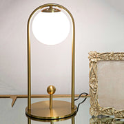 Kizhi, Lampada da Tavolo Necessaria 1 Lampadina, Bianco Opaco