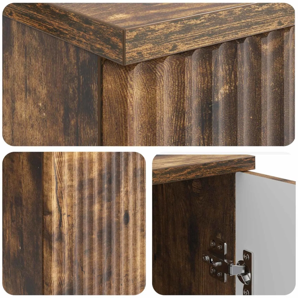 Scrivania Rovere Fumo 142,5 x 50 x 75 cm Legno ingegnerizzato 3414599