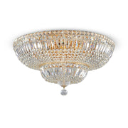 Lampadario reale Basfor Maytoni cristallo oro 16xE14