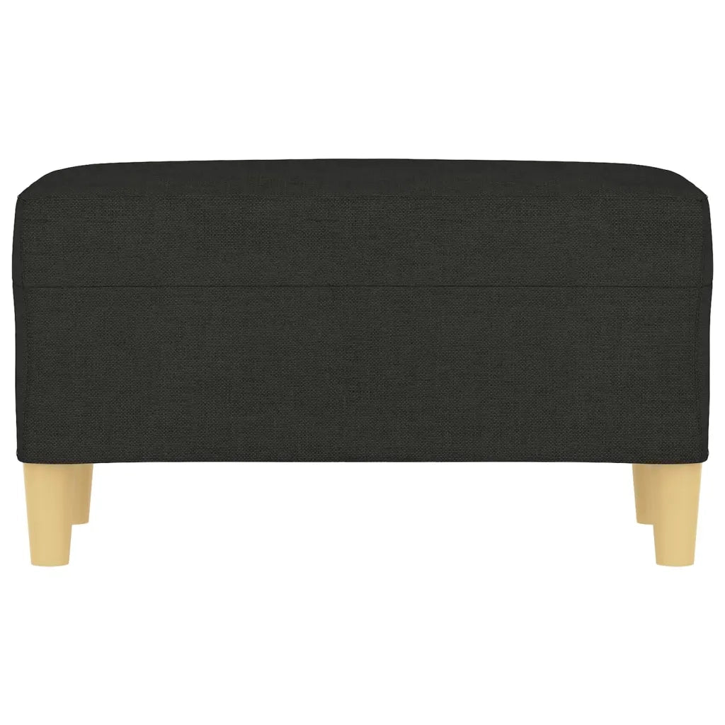 Panca Nero 70x35x41 cm in Tessuto CFW8111710