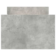 Giroletto con Testiera e Pediera Grigio Cemento 75x190 cm